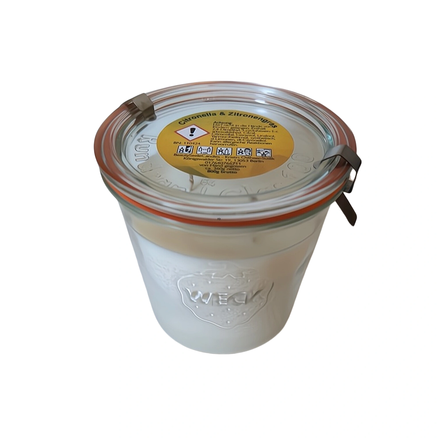 Citronella Kerze gegen Mücken