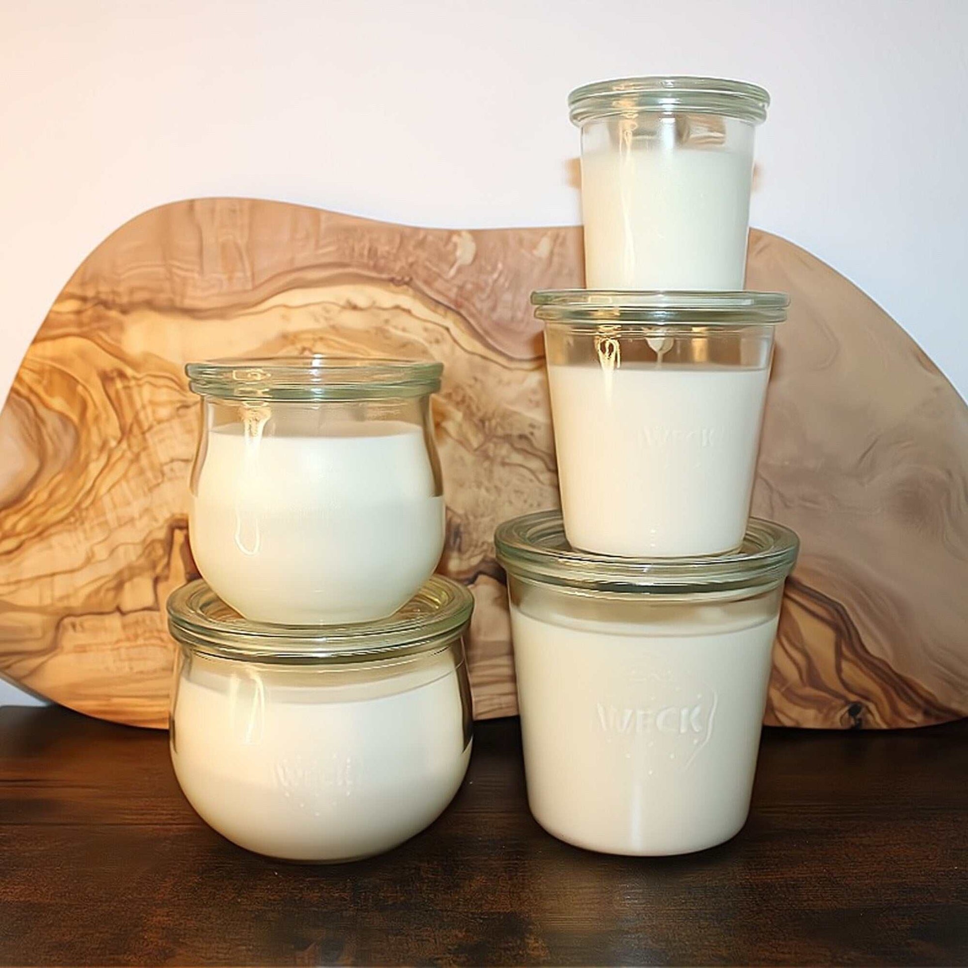 Sojawachskerze im Weck-Glas in vielen Größen | ohne & mit besonderen Düften | Duft-Kerze im Glas | handgemacht | vegan