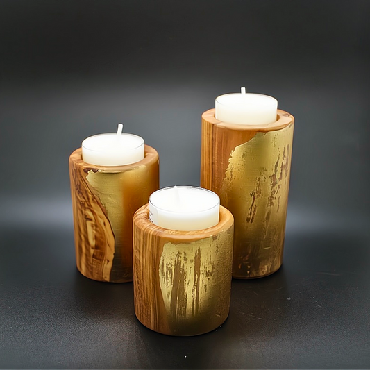 Entdecken Sie den Charme der Kerzen in Holz: Eine natürliche und romantische Atmosphäre schaffen